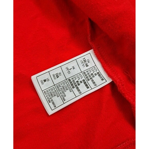 Disney Minnie Mouse Believe in the Bow Full Zip Red Hoodie Girl's Medium - Picture 7 of 10